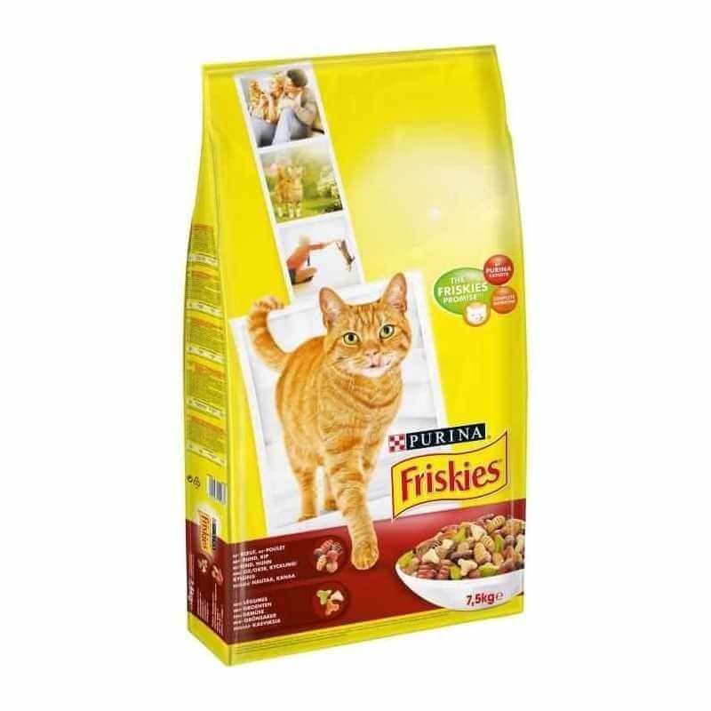 FRISKIES® Adult Boeuf, Poulet et Légumes 1.7kg