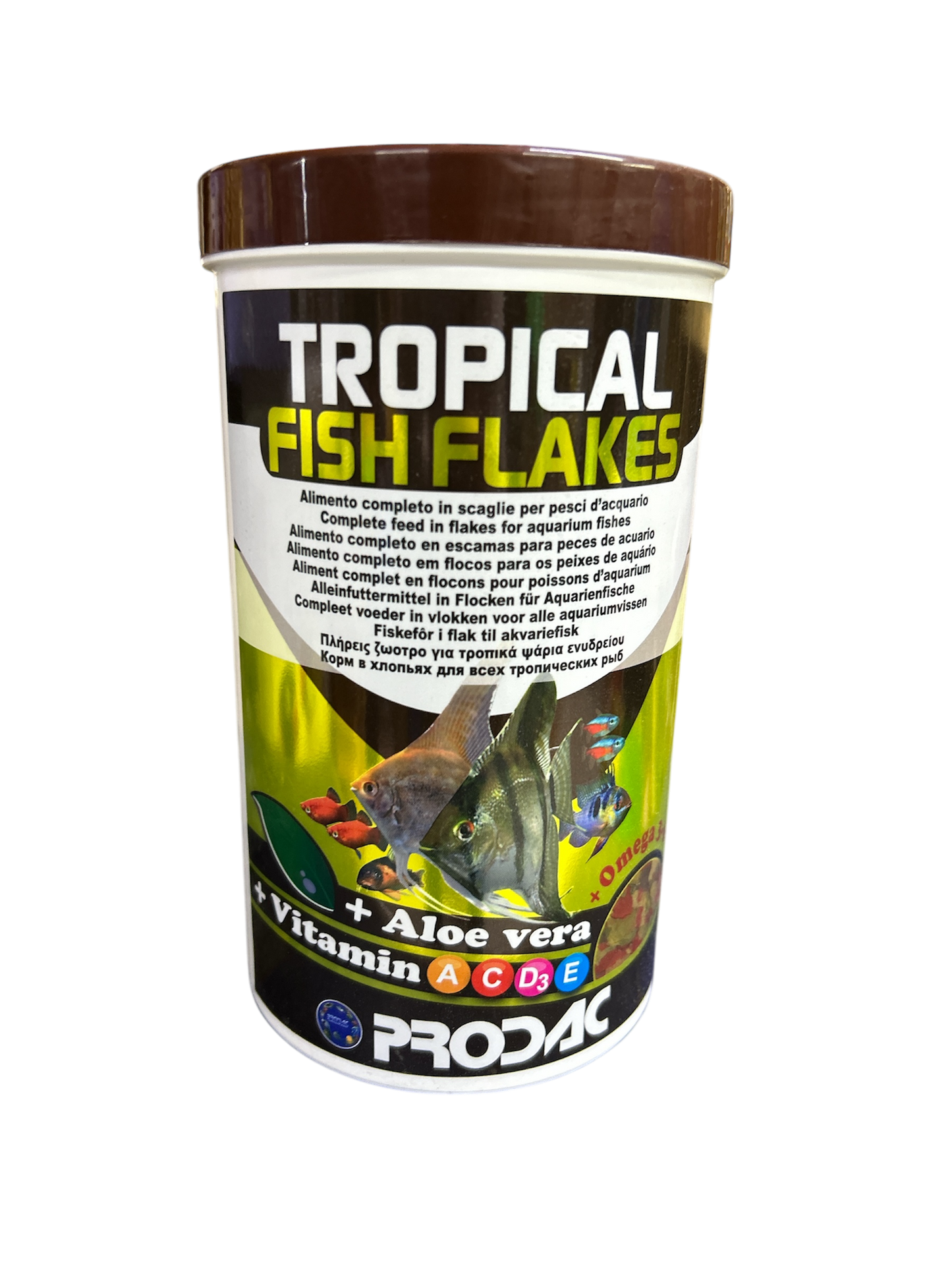 PRODAC Tropical Nourriture en flocons pour poissons tropicaux 50g et 200g