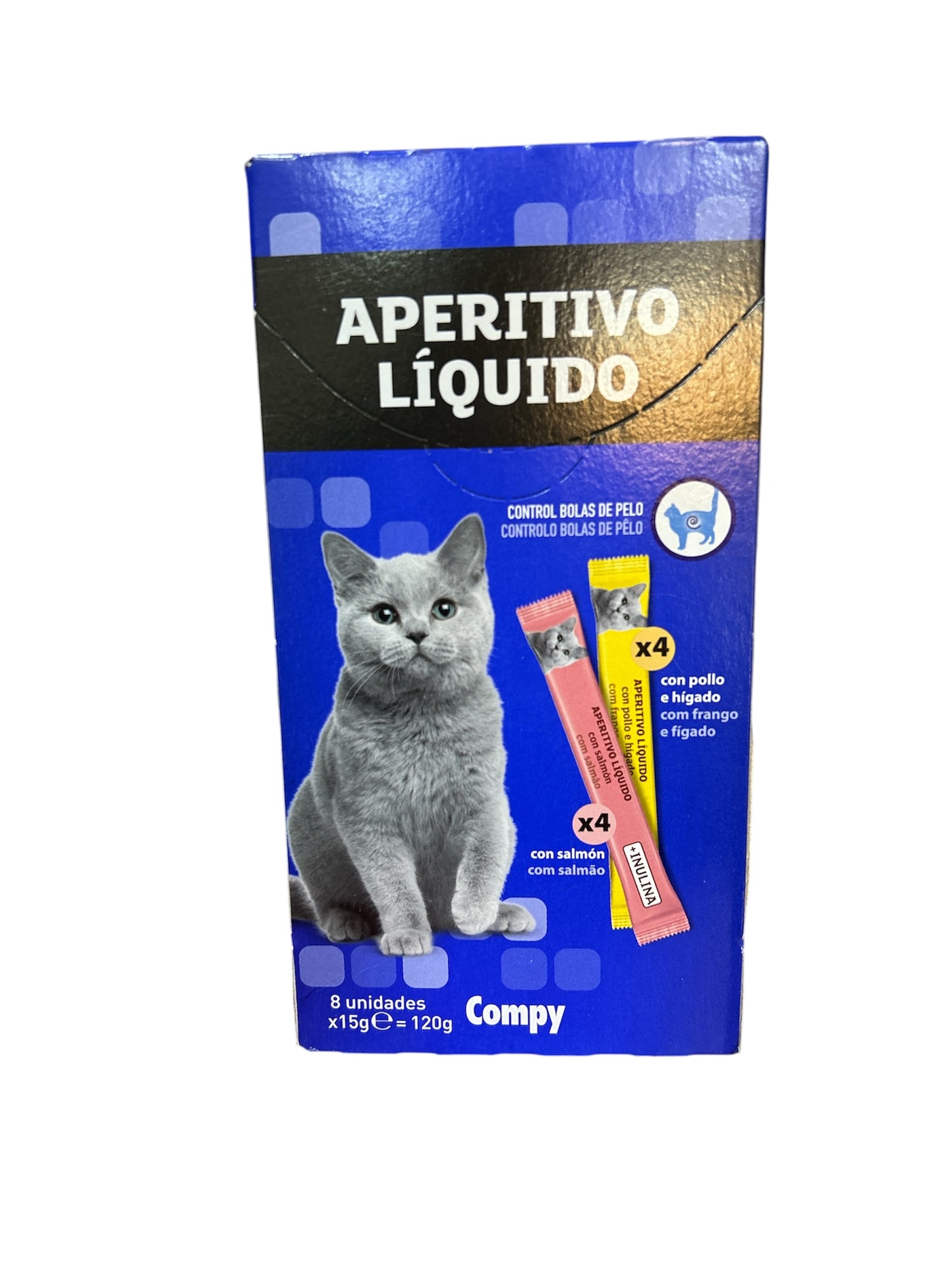 Aperitivo liquido snack pour chats x 8