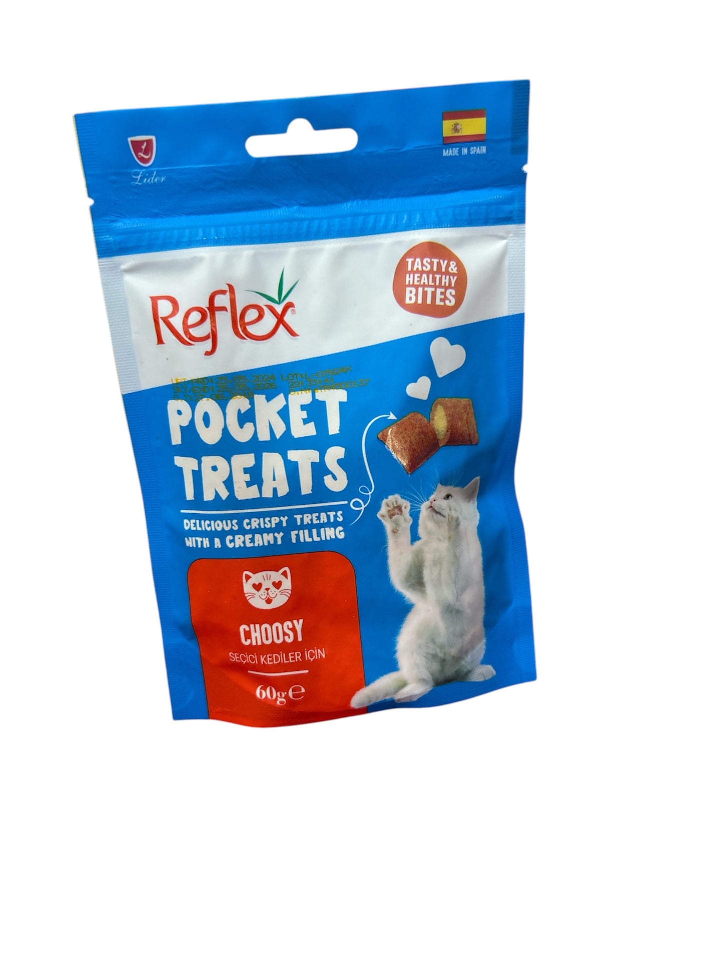 Reflex Pocket Treats / Choosy Adult Cat Treat