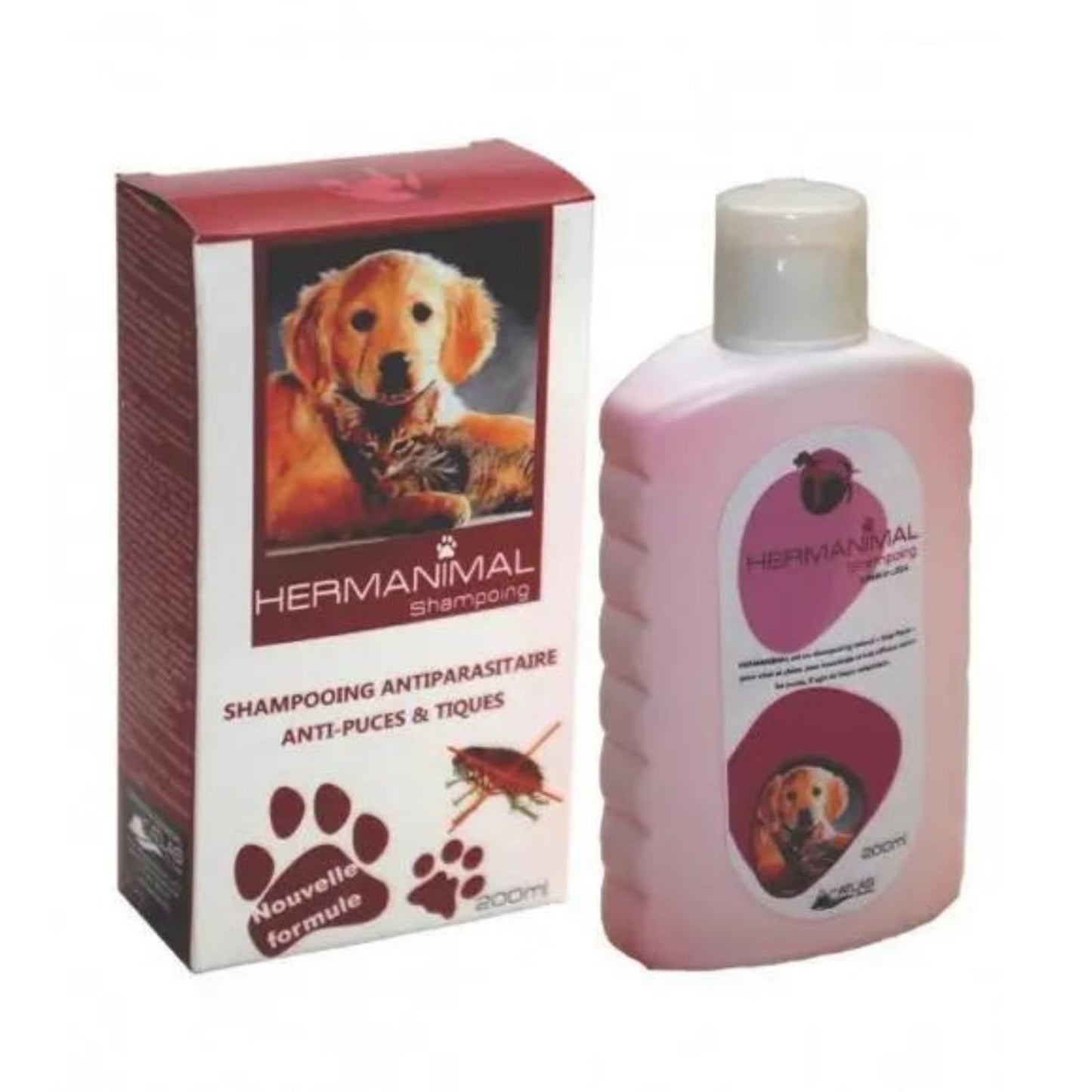 Hermanimal Shampooing antiparasitaires et puces