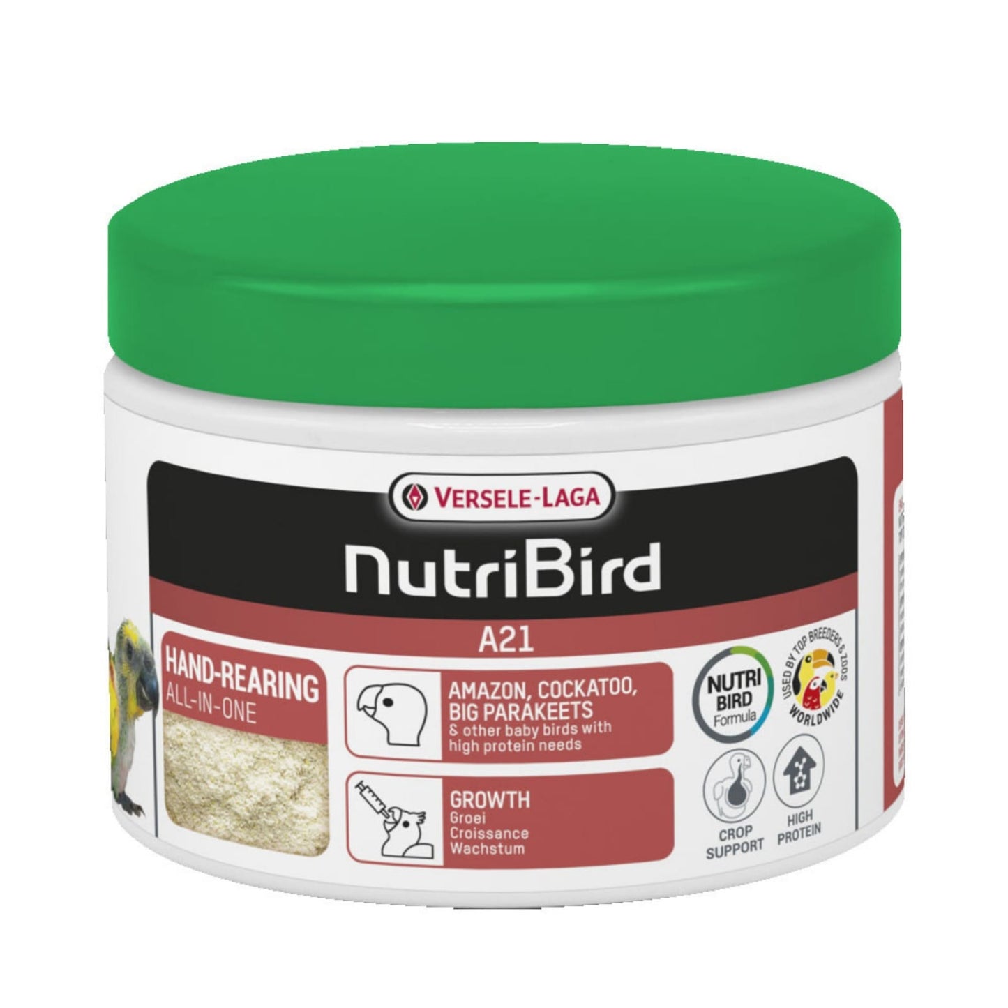 A21 Elevage à la Main pour Toutes Sortes d'oisillons ayant Un Besoin élevé en protéines 250gr - Nutribird