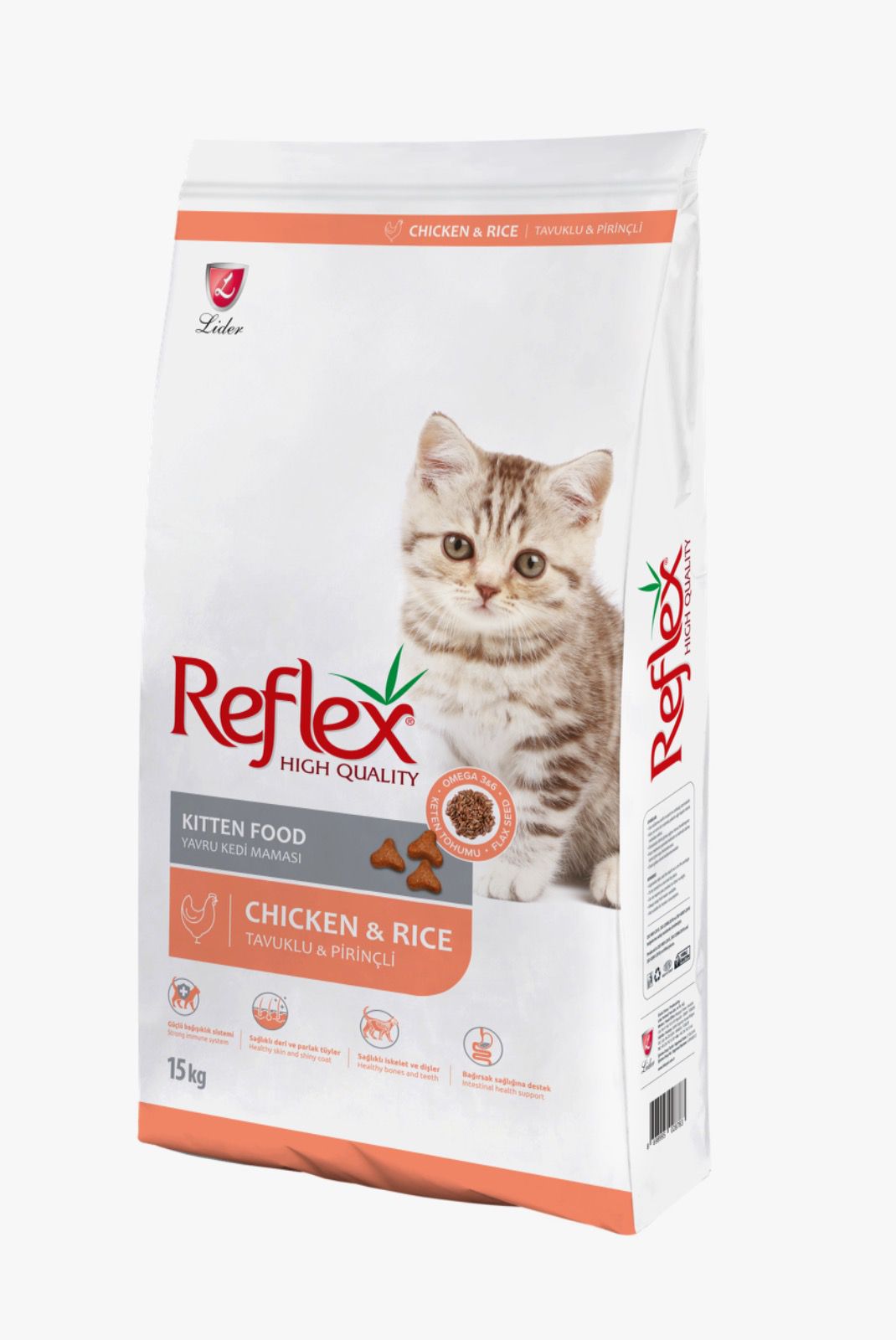Reflex Kitten Food with Chicken & Rice 15 KG