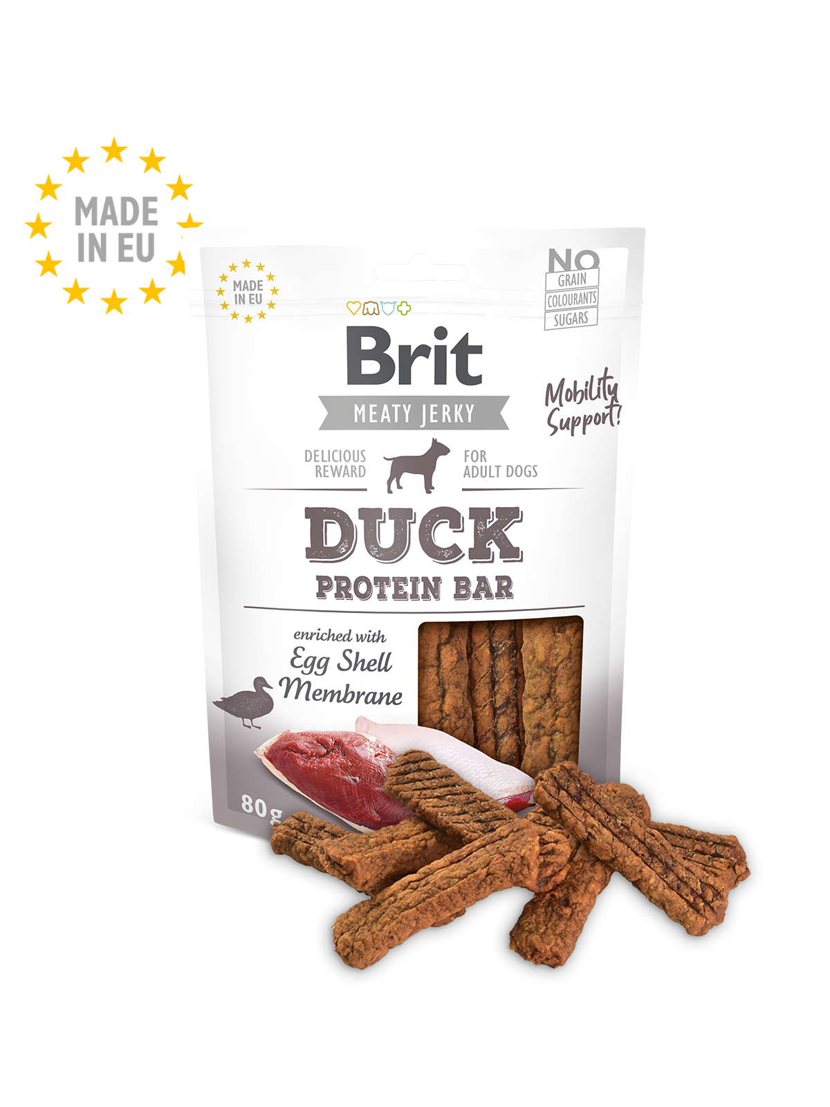 Brit Meat Jerky Snack–Duck Protein bar