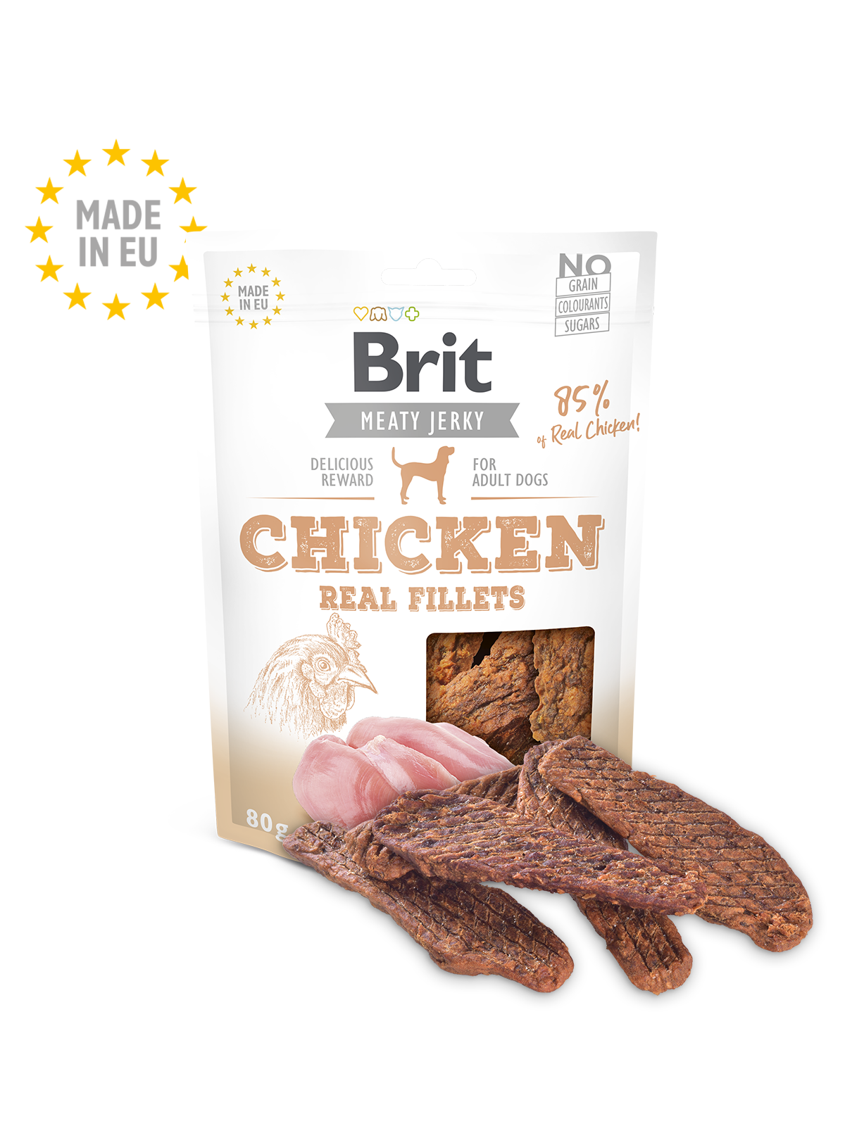 Brit Meat Jerky Snack- Chicken Fillets