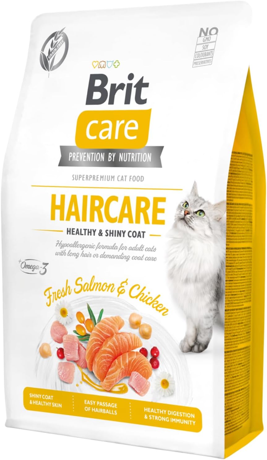 Brit Care Cat Grain-Free HAIRCARE HEALTHY AND SHINY COAT