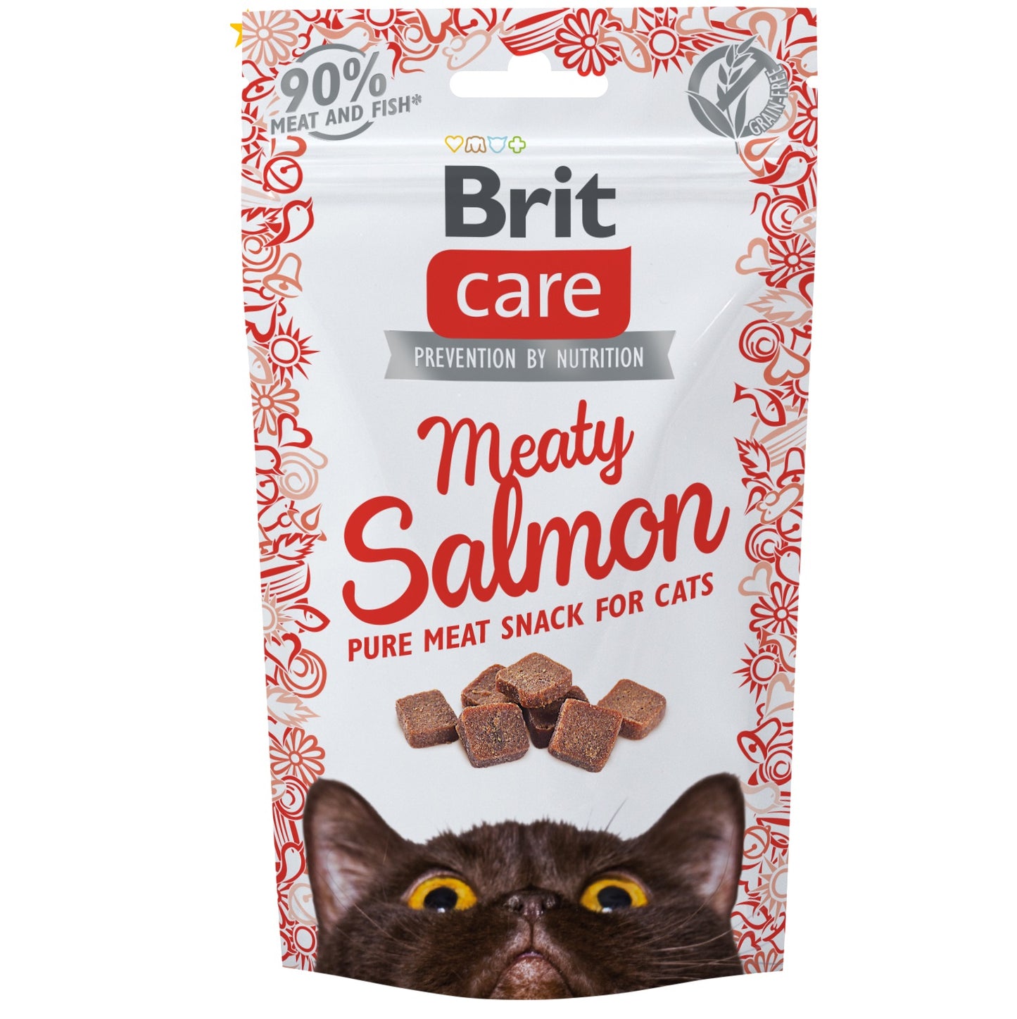 Brit Care Cat Snack Meaty Salmon 50g