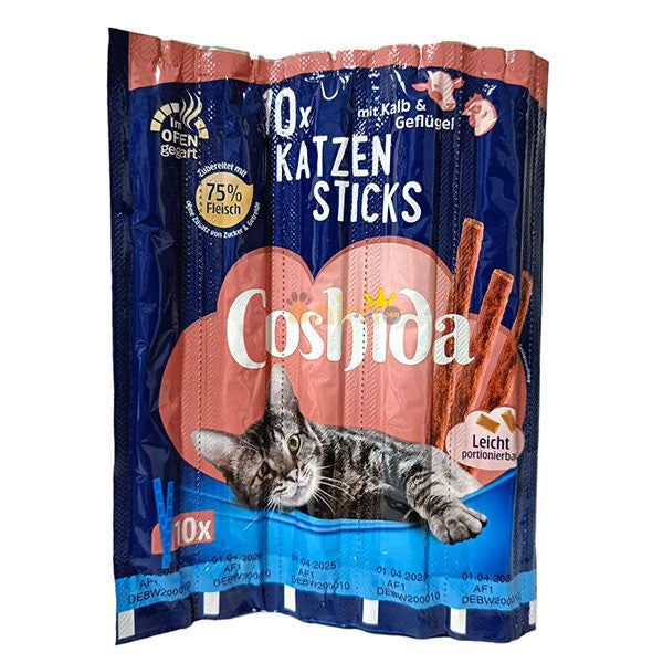 10 Sticks friandise Coshida pour chat