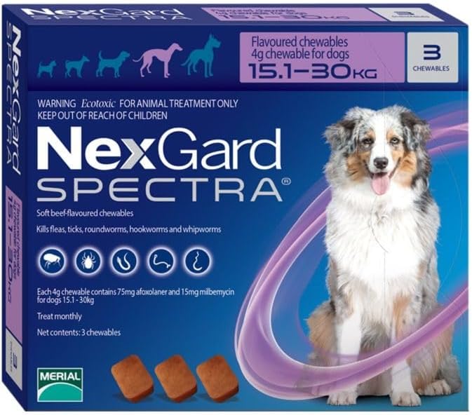 Nexgard Spectra 15-30 kg Tabs - Large