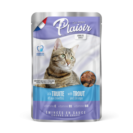 POCHON PLAISIR CREVETTE/TRUITE 100 GR