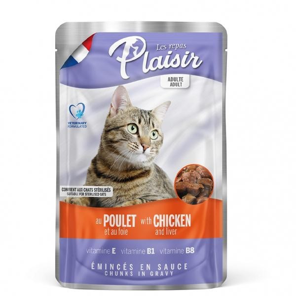 Pochon Plaisir au Poulet et au foie 100gr