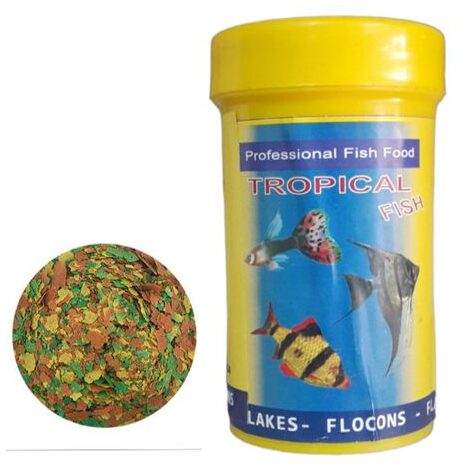 Aliment en flocons pour Poisson Tropical 100ml | 250ml