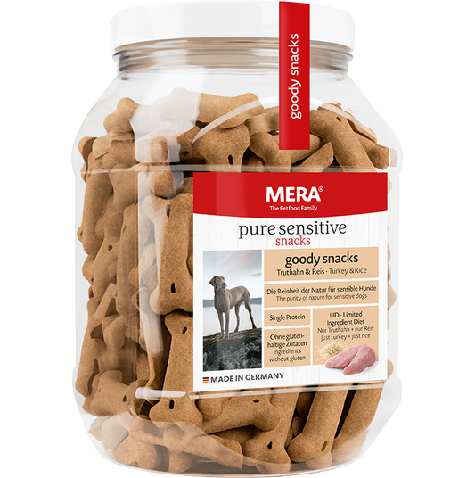 Mera Goody Snacks Dinde au riz 600gr