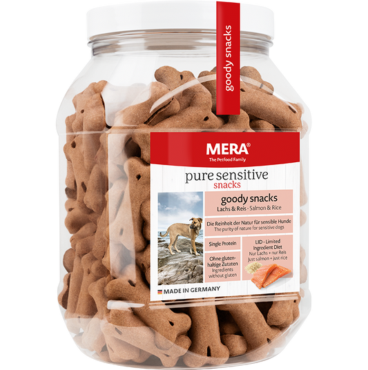 Mera Goody Snacks Saumon au riz 600gr.
