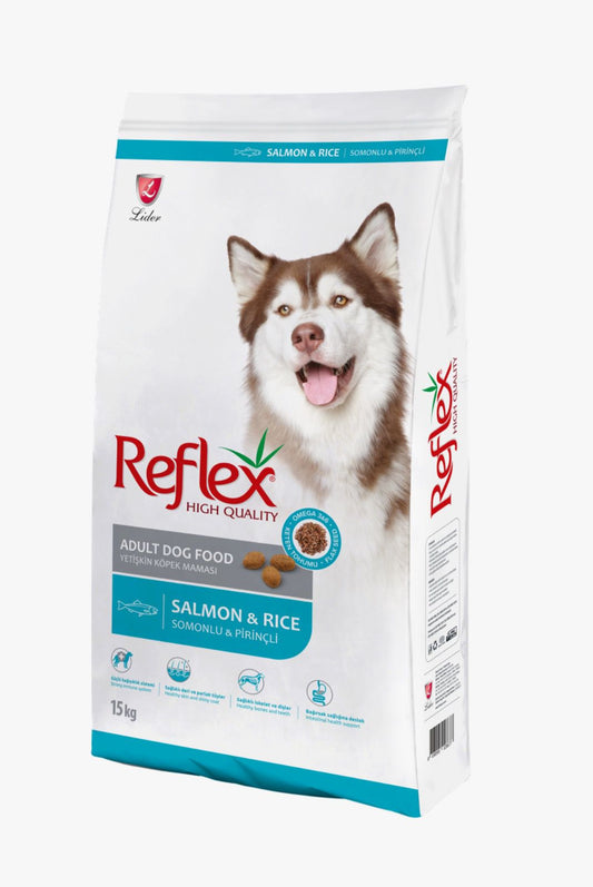 Reflex Adult Dog Food with Salmon & Rice 15 KG