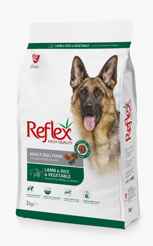 Reflex Adult Dog Food With Lamb, Rice & Vegetable 3 KG