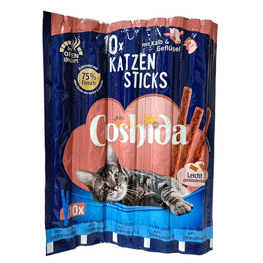 10 Sticks friandise Coshida pour chat
