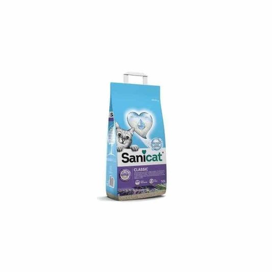Litière SANICAT CLASSIC OXYGEN LAVANDE 10L